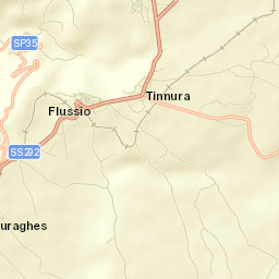 Flussio Street Map