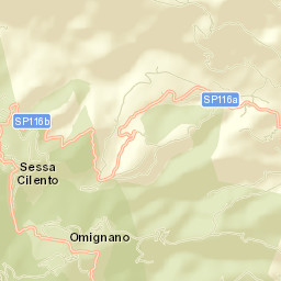 Omignano Street Map