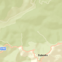 Salento Street Map
