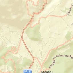 Sarconi Street Map
