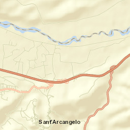 Sant'Arcangelo Street Map