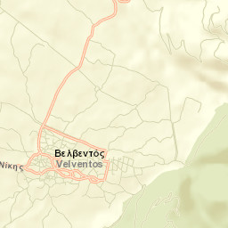 Velventós Street Map
