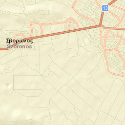 Svorónos Street Map