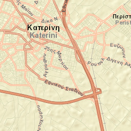 Kateríni Street Map