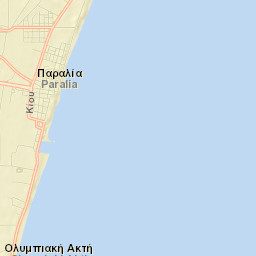 Paralía Street Map