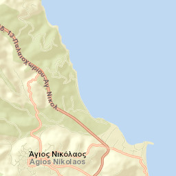 Ágios Nikólaos Street Map