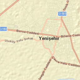 Yenişehir Street Map