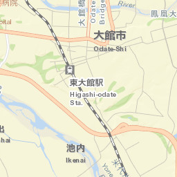 Ōdate Street Map