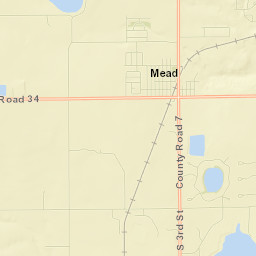 15168 County Road 7, Mead, CO 80542 Street Map