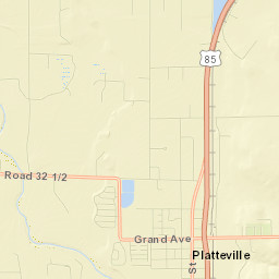 16520 County Road 23, Platteville, CO  Street Map