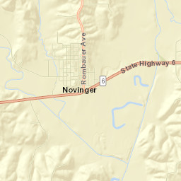 South Frankford Avenue Novinger MO Street Map