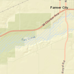 Farmer City Street Map
