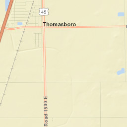 Thomasboro Street Map