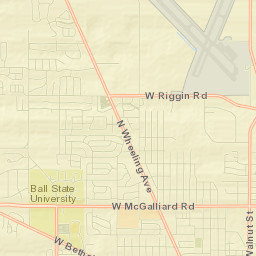 Delaware County Street Map