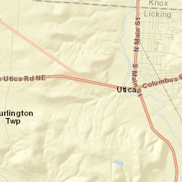 Utica Street Map