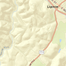 Ligonier Street Map