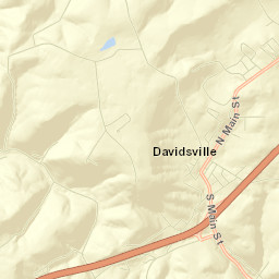 Davidsville Street Map