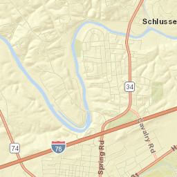 Schlusser Street Map