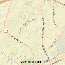 Mechanicsburg Street Map