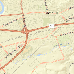 Camp Hill Street Map