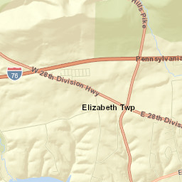 Brickerville Street Map