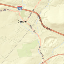 Denver Street Map