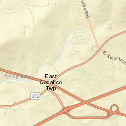 Swartzville Street Map