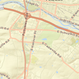 Pottstown Street Map