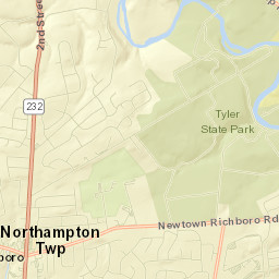 Richboro Street Map