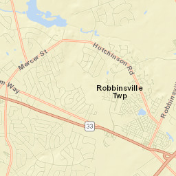 Robbinsville Street Map