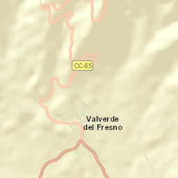 Valverde del Fresno Street Map
