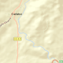 Cadalso Street Map