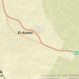El Álamo Street Map