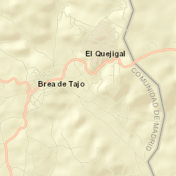Brea de Tajo Street Map