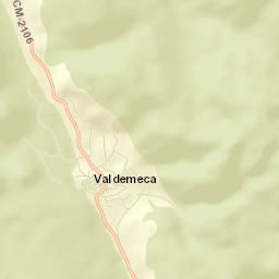 Valdemeca Street Map