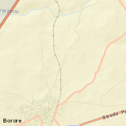 Borore Street Map
