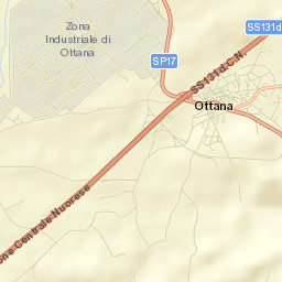 Ottana Street Map