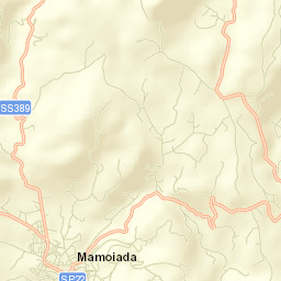 Mamoiada Street Map