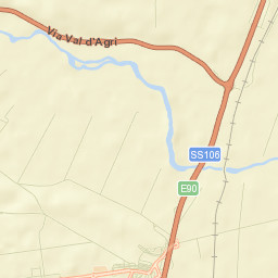 Policoro Street Map