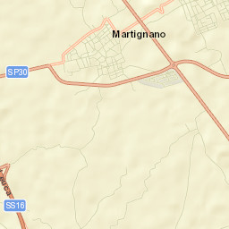 Martignano Street Map
