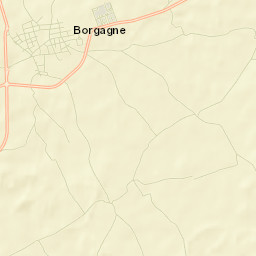 Borgagne Street Map