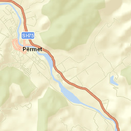 Përmet Street Map