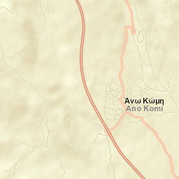 Áno Kómi Street Map