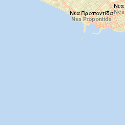 Néa Moudhaniá Street Map