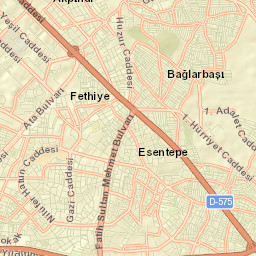 Nilüfer Street Map
