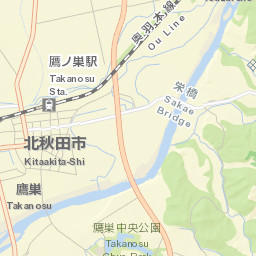 Takanosu Street Map