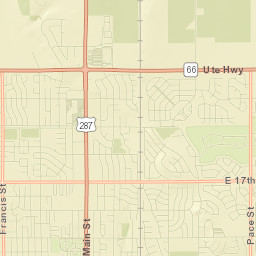 10667 Park Ridge Avenue Longmont CO Street Map