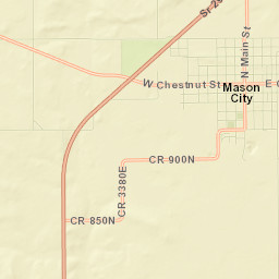 Mason City Street Map