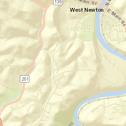 West Newton Street Map