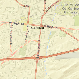 Carlisle Street Map